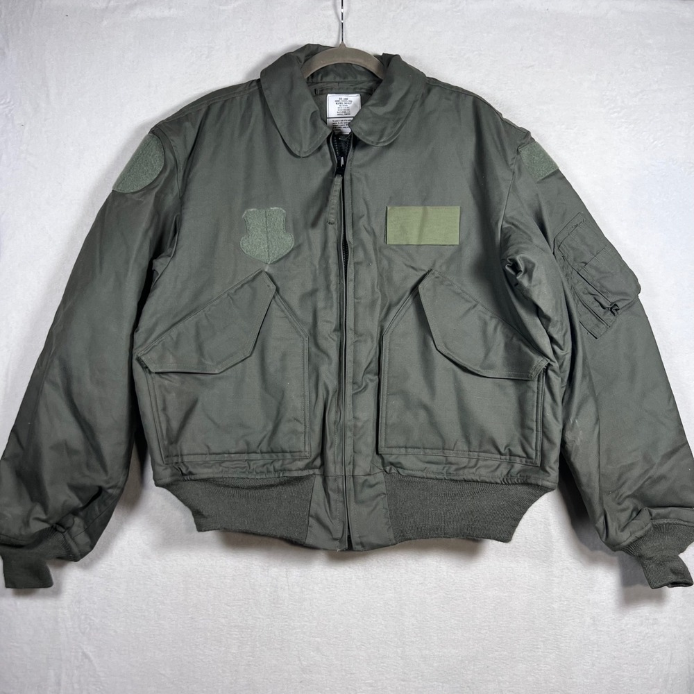 Valley Apparel CWU-45/P Cold Weather Flyers Jacket Sage Green Men Large Military